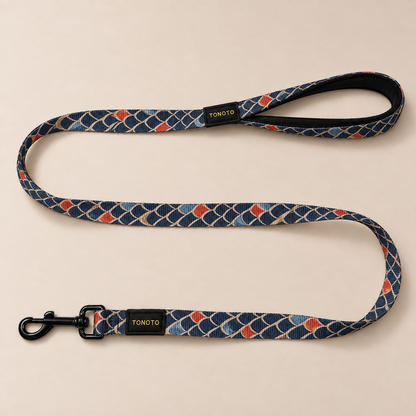 Koi pattern dog lead, 120cm long